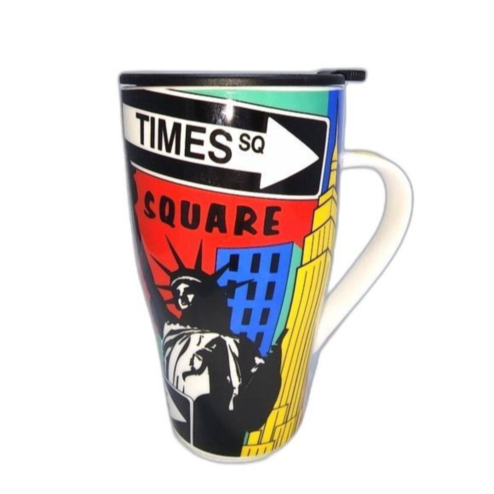 Jay Joshua New‎ York NWOT Porcelain New York Themed Travel Mug